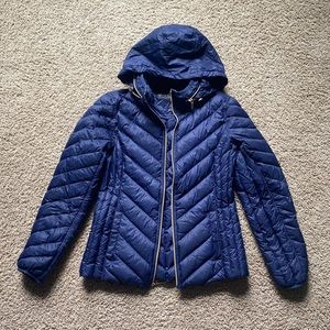 Michael Kors navy winter coat (size M)